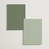 "Olive" - Table Numbers in Mint by Sherley Ferreira - Back of Card Options