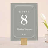 "Framed Details" - Table Numbers in Pebble by Kimberly FitzSimons - Front