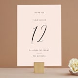 "Vision of Love" - Table Numbers in First Kiss by Design Lotus - Front