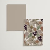 "Autumnal" - Table Numbers in Natural by Alethea and Ruth - Back of Card Options