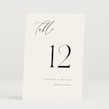 "Corner" - Table Numbers in Silk by Kelly Schmidt - Folded