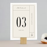 "Everlasting" - Table Numbers in Cotton by FRANI - Front