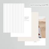 "Everlasting" - Table Numbers in Cotton by FRANI - Back of Card Options