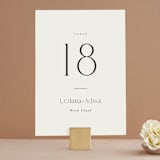 "Cadence" - Table Numbers in Ivory by Jennifer Wick - Front