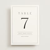 "Warm affection" - Table Numbers in Cotton by Stacey Meacham - Front