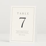 "Warm affection" - Table Numbers in Cotton by Stacey Meacham - Folded