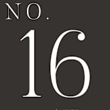 "Around the Way" - Table Numbers in Slate by That Girl Press - Detail