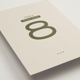 "Eisin" - Table Numbers in Vanilla Bean by Pati Cascino - Detail