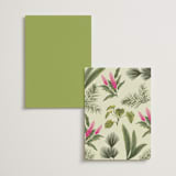 "Tropical garden" - Table Numbers in Lime by Elly - Back of Card Options