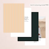 "Top to Bottom" - Table Numbers in Evergreen by Kindred Fields - Back of Card Options