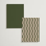 "Martini" - Table Numbers in Olive by Pixel and Hank - Back of Card Options