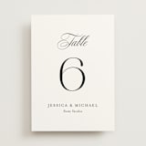 "Empire" - Table Numbers in Cotton by Jennifer Postorino - Front