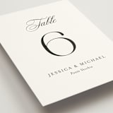 "Empire" - Table Numbers in Cotton by Jennifer Postorino - Detail