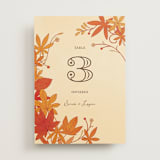 "Fall in Love" - Table Numbers in Autumn by Morgan Ramberg - Front