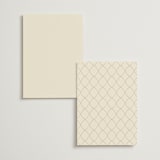 "Red Hearts" - Table Numbers in Champagne by Helena Vitto - Back of Card Options
