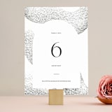 "Forever" - Table Numbers in Ink by Blustery August - Front