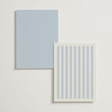 "Stripes" - Table Numbers in Wave by Kelly Watkins - Back of Card Options