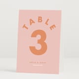 "Bubblegum" - Table Numbers in Candy by Catherine Culvenor - Folded