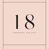 "The Grid" - Table Numbers in Rosebud by Mansi Verma - Detail