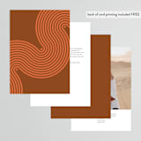 "Rory" - Table Numbers in Rust by Alaina Cherup - Back of Card Options