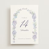 "Hydrangea" - Table Numbers in Toscana by Claudia Orengo - Front