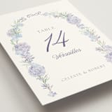 "Hydrangea" - Table Numbers in Toscana by Claudia Orengo - Detail