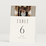 "photo" - Table Numbers in Snow by Lori Wemple - Folded