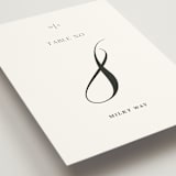 "Classic & Timeless" - Table Numbers in Obsidian by Lucrecia Caporale - Detail