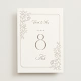 "vintage flourishes" - Table Numbers in Natural by BR Designs - Front