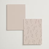 "Arch Monogram" - Table Numbers in Dusty Rose by Kelly Schmidt - Back of Card Options