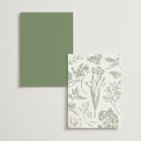 "Chic Script" - Table Numbers in Garden by Kelly Schmidt - Back of Card Options