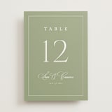 "Greenwood" - Table Numbers in Garden by Kelly Schmidt - Front