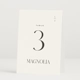 "Clarity" - Table Numbers in Diamond by Heather Cairl - Folded