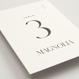 "Clarity" - Table Numbers in Diamond by Heather Cairl - Detail