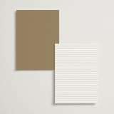 "Classic decorum" - Table Numbers in Golden by Stacey Meacham - Back of Card Options