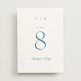 "Gwenyth" - Table Numbers in Neptune by Kristie Kern - Front