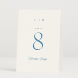 "Gwenyth" - Table Numbers in Neptune by Kristie Kern - Folded