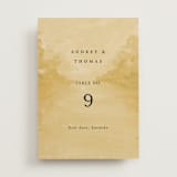 "Silhouette" - Table Numbers in Sunrise by Lindsay Megahed - Front