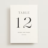 "Embellished Note" - Table Numbers in Tuxedo by tuldok - Front