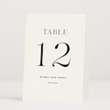 "Embellished Note" - Table Numbers in Tuxedo by tuldok - Folded