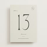 "Hayes" - Table Numbers in Forest by Blustery August - Front