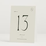 "Hayes" - Table Numbers in Forest by Blustery August - Folded