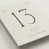 "Hayes" - Table Numbers in Forest by Blustery August - Detail