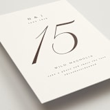 "Side by Side" - Table Numbers in Tuxedo by Orasie - Detail
