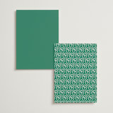 "Palm Tree Crest" - Table Numbers in Palm by Erika Firm - Back of Card Options