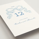 "Royalty" - Table Numbers in Capri by Creo Study - Detail