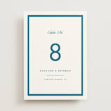 "Coast" - Table Numbers in Ocean by Kelly Schmidt - Front