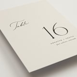 "kinkaid" - Table Numbers in Ivory by Carolyn Nicks - Detail