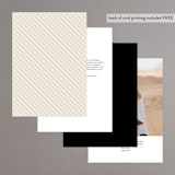 "Refined Beauty" - Table Numbers in Cream by Stacey Day - Back of Card Options
