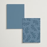 "Modern Romance" - Table Numbers in Navy by Hooray Creative - Back of Card Options